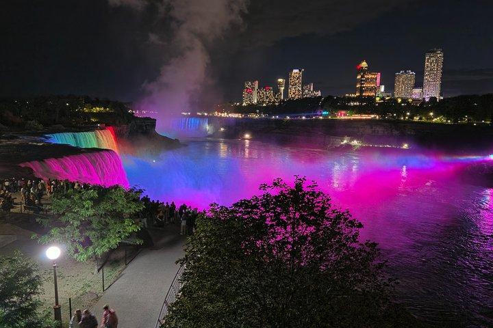 Niagara State Park Sunset Tour with Falls Illumination/fireworks