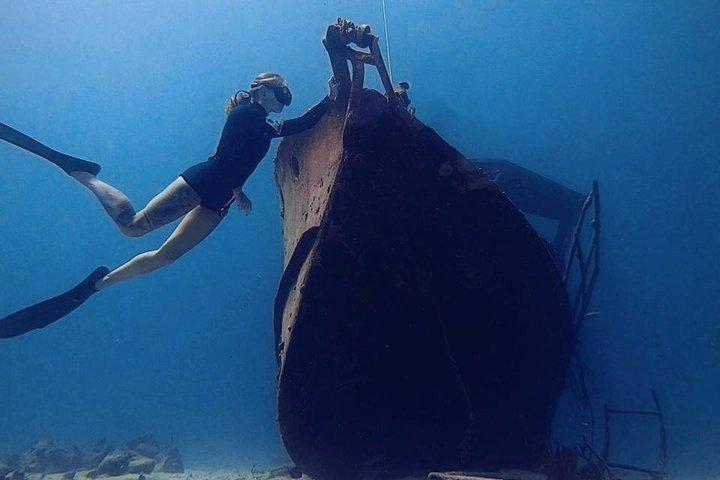 Entdecken Sie Freitauchen mit Underdog Divers Aruba
