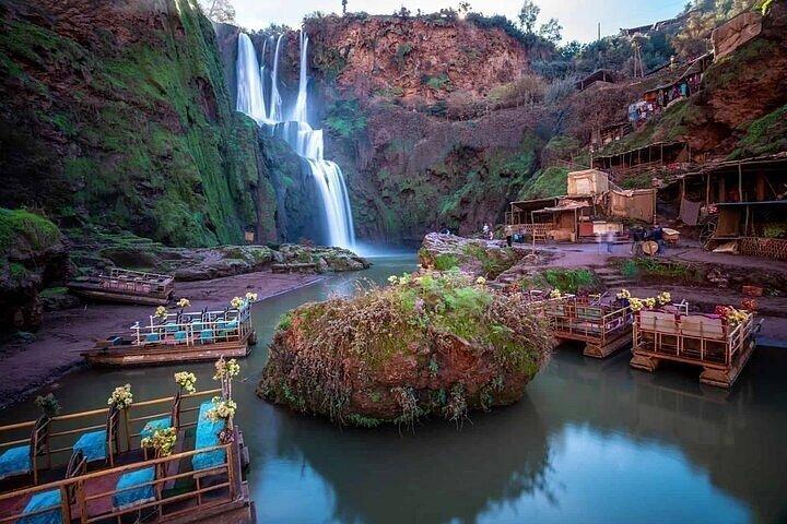 Marrakesh: Ouzoud Waterfalls & Boat Trip & Local Guide