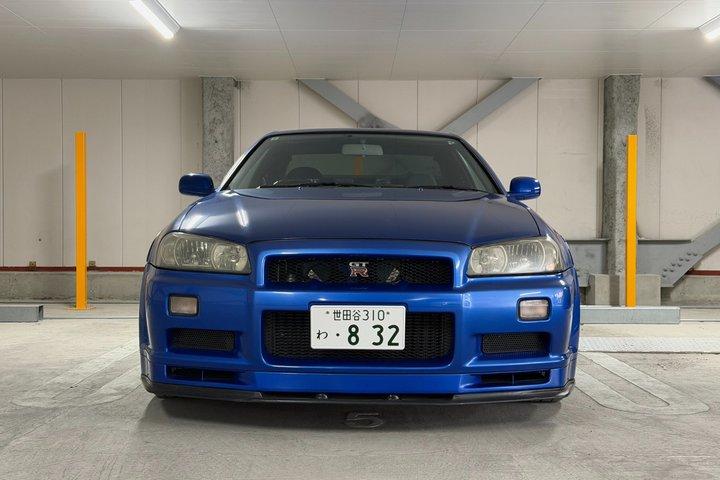 東京＆大黒での日産スカイラインGT-R R34レンタル・セルフドライブ