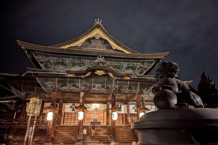 東京スノーモンキー 善光寺と無料のサキ試食
