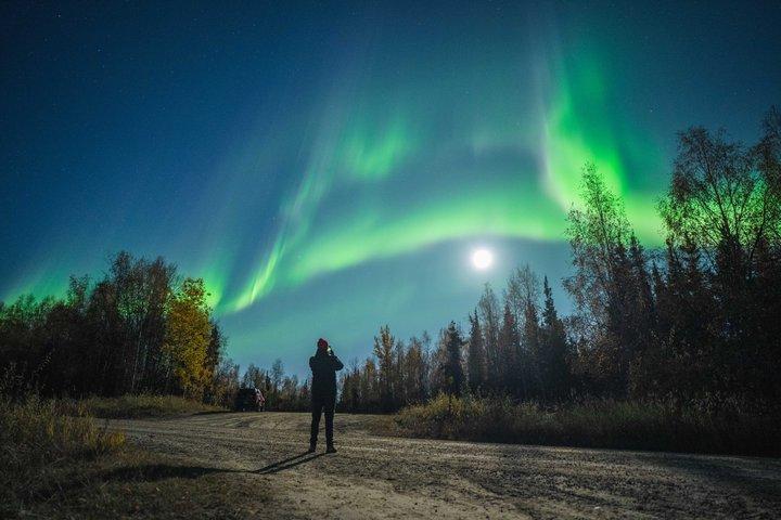 アラスカ州フェアバンクスのプライベートオーロラ撮影ツアー
