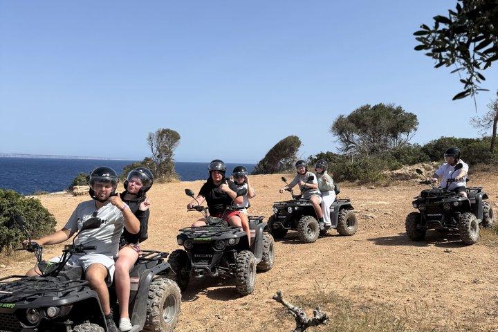 Mallorca: Quad tour in Magaluf through coves, viewpoints, and cliffs