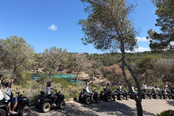 Mallorca: Quad tour in Magaluf through coves, viewpoints, and cliffs