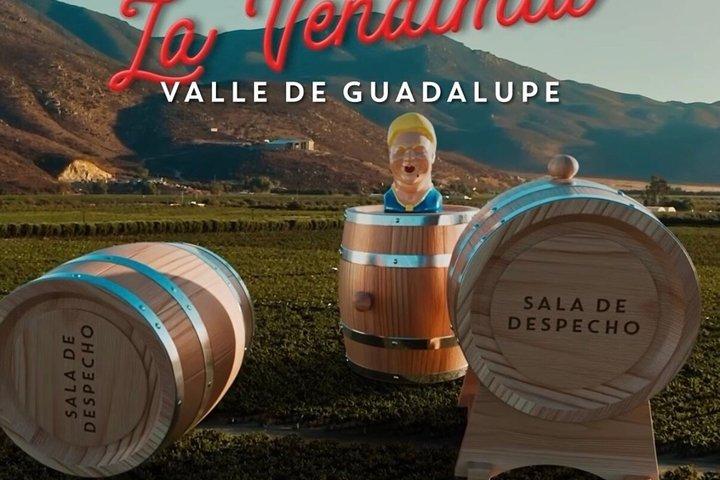 Fiesta night tours Valle de Guadalupe/Sala de despecho/la Justina