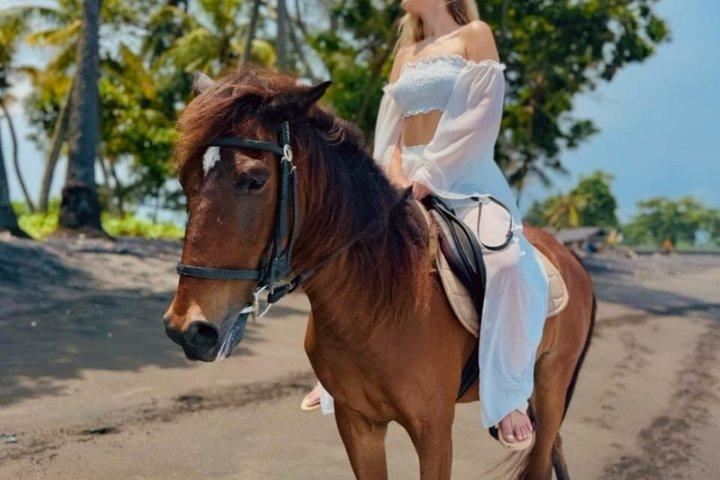 Bali Saba Horse Riding Through a Local Temple Experience