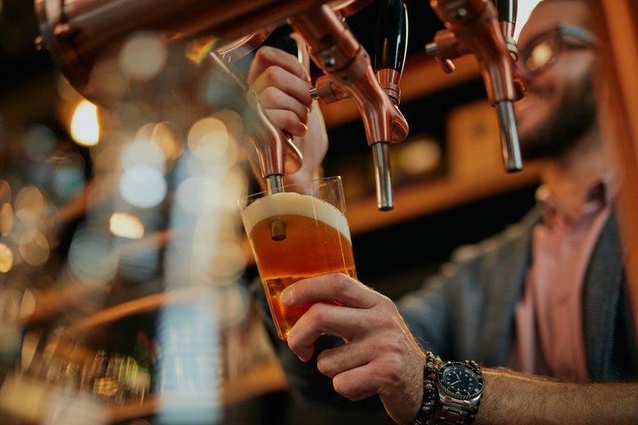 ノルウェー語のバーとパブのノルウェービールガイド付きテイスティングツアー