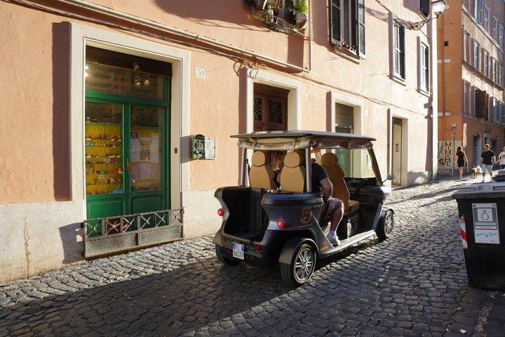 本物のローマでのプライベートカート体験とホームダイニング