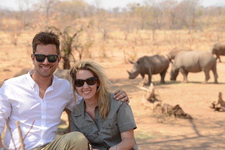 Game Drive and White Rhino Walking Safari in Livingstone