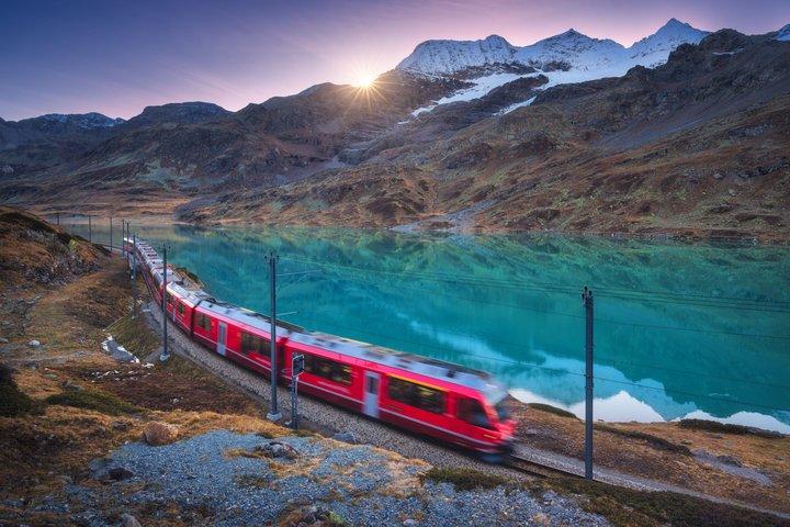 From Milan: Bernina Train Day Trip to Tirano & St. Moritz