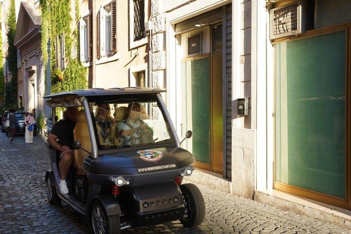 Rome：ゴルフカートでピザと屋台料理でローマを味わう
