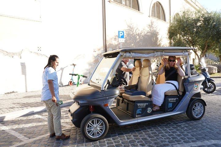 Rome：ゴルフカートでピザと屋台料理でローマを味わう