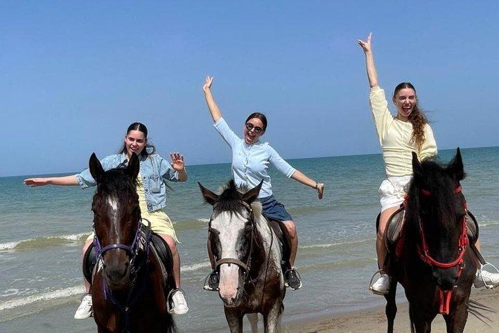 Beginner Horse Riding Experience on the Beach in Durrës