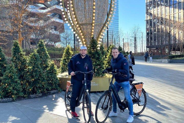 ニューヨークミッドタウンとセントラルパークでのクリスマスバイクツアー