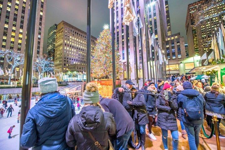 ニューヨークミッドタウンとセントラルパークでのクリスマスバイクツアー