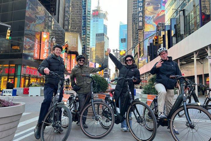 ニューヨークミッドタウンとセントラルパークでのクリスマスバイクツアー