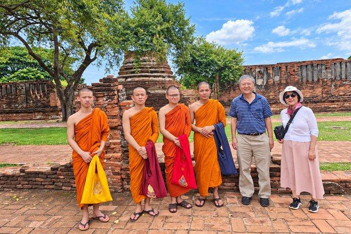Ayutthaya Private Tour : Optionale Tages- oder Sonnenuntergangsbootfahrt
