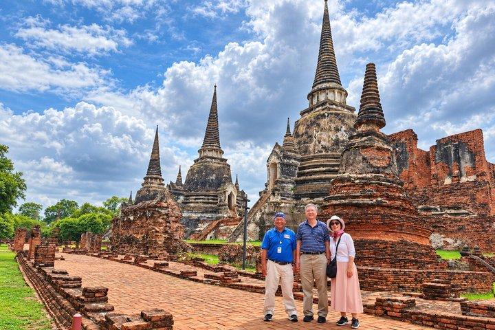 Ayutthaya Private Tour : Optionale Tages- oder Sonnenuntergangsbootfahrt