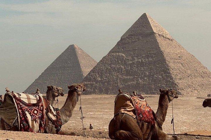 Saqqara & Giza Pyramids Tour with Camel Ride