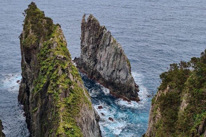 セテ シダデス、ラゴア ド フォーゴ、滝のランチ付きプライベート ツアー