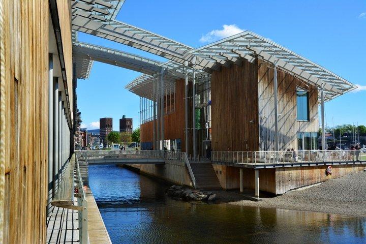 オスロ島ホッピングガイド付きツアー（公共フェリーおよび送迎付き）