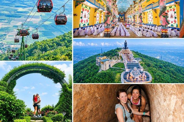 1-Day Tour of Black Virgin Mountain - Cao Dai Temple - Cu Chi Tunnels from HCMC