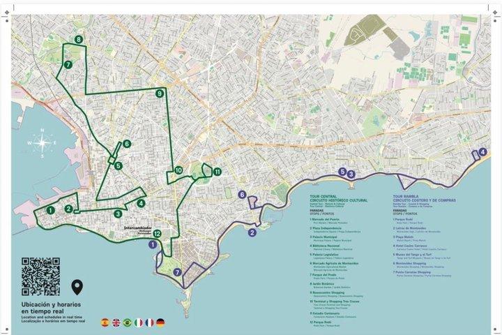 Autobus turistico a Montevideo
