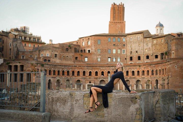 ローマの象徴的なランドマークでプライベート撮影会