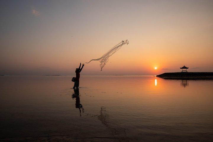 Nascer do sol com passeio de pescador em Bali