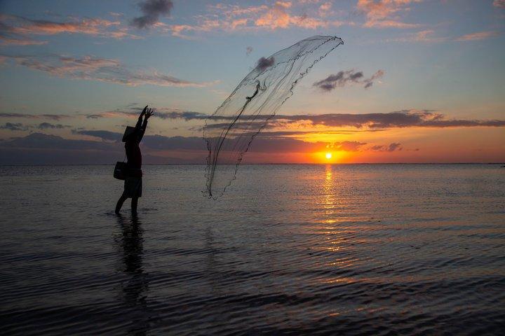Nascer do sol com passeio de pescador em Bali
