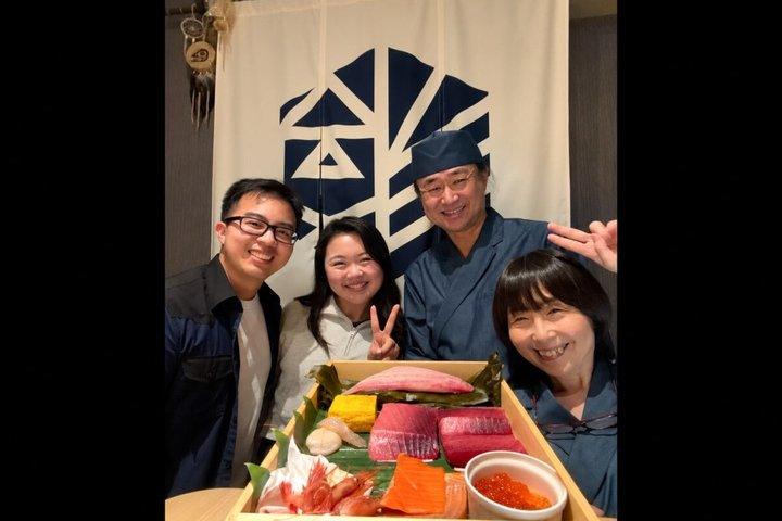 代々木での東京プライベート江戸前おまかせ寿司体験
