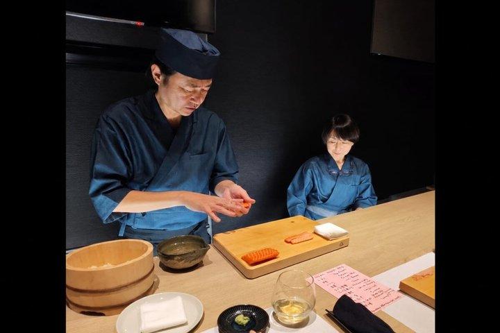 代々木での東京プライベート江戸前おまかせ寿司体験