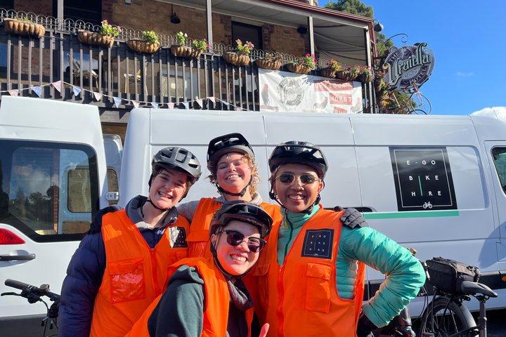 アデレードヒルズ電動アシスト自転車セルフガイドツアー マウントロフティサミット