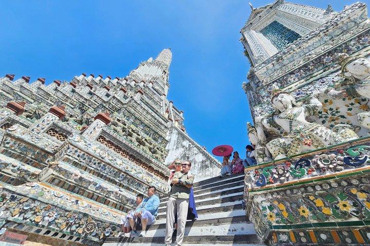 プライベートプレミアム鉄道市場、フローティングマーケット、バンコクの寺院