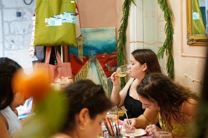 Paint, Sip & Savor Local Flavors: Authentic Dubrovnik Workshop