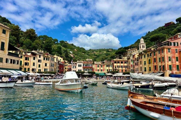 ボートで行くポルトフィーノ：イタリアのリビエラの中心への旅
