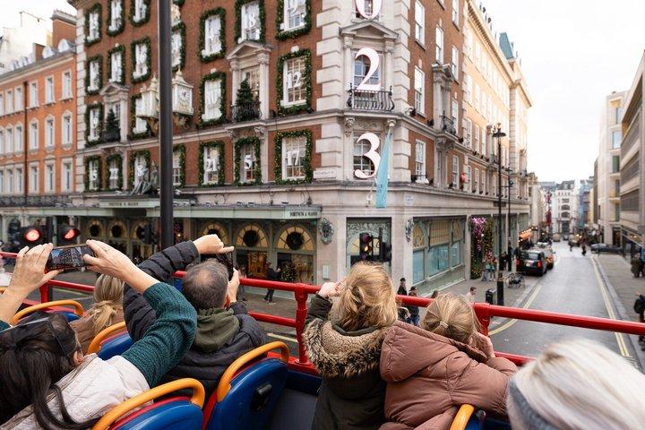 ロンドンツアーホップオンホップオフバス（テムズ川クルーズ（オプション）付き）