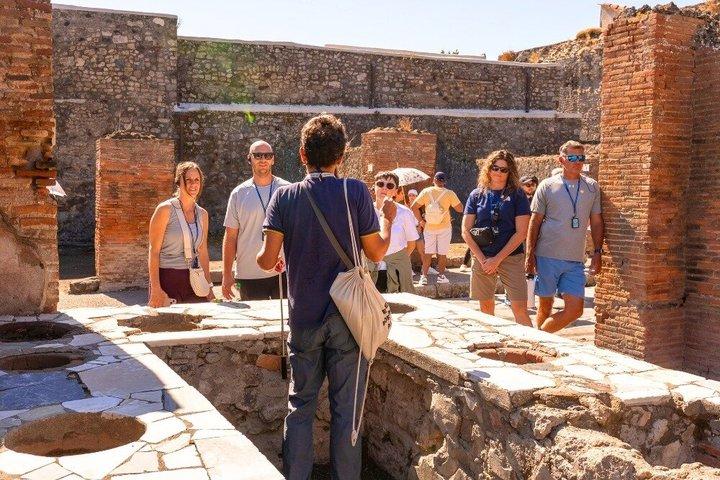 ローマ発ポンペイとソレント日帰り旅行（リモンチェロ・テイスティング付き）