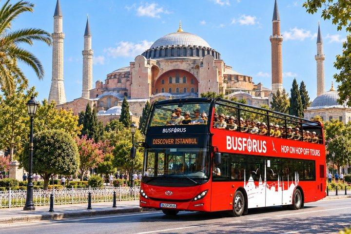 Istanbul Hop On Hop Off Sightseeing Bus Tour 24 Hour Pass