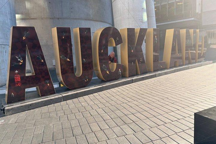 スカイタワーオークランド展望デッキ 360度の街の眺め