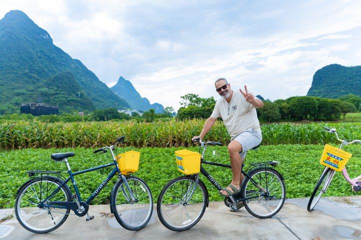 1 Day Tour: Li River Hiking, Xianggong Hill & Yulong River Biking