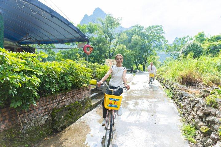 1日ツアー：漓江ハイキング、香公山と玉龍川サイクリング
