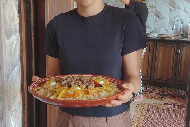 COOKING CLASS(meals: plov+1 more) in Samarkand,visit Bread bakery