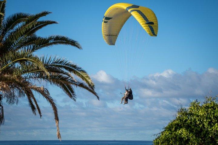 テネリフェ島南部の高性能パラグライダータンデムフライト