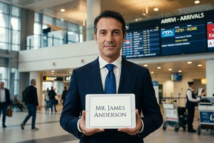 FCO空港からチヴィタヴェッキア港桟橋までのプライベート送迎