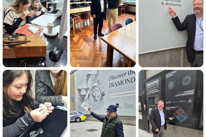 Tour del Diamond District di Anversa e Laboratorio Pratico