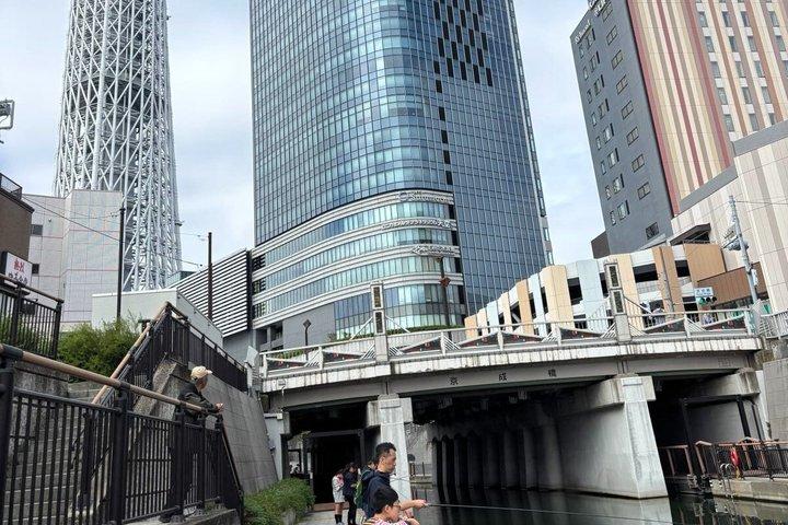東京の伝統的な日本語でのマイクロおよび河川釣り体験