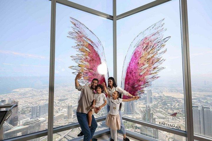 チケット付きプライベート ドバイ ミラクル ガーデンとブルジュ ハリファ ツアー