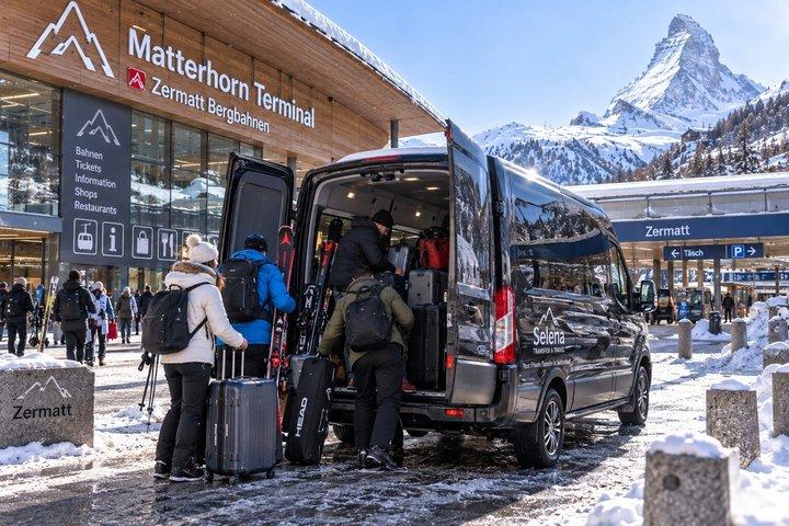 Private Transfer Lucerne to Zermatt with Ski Van Option