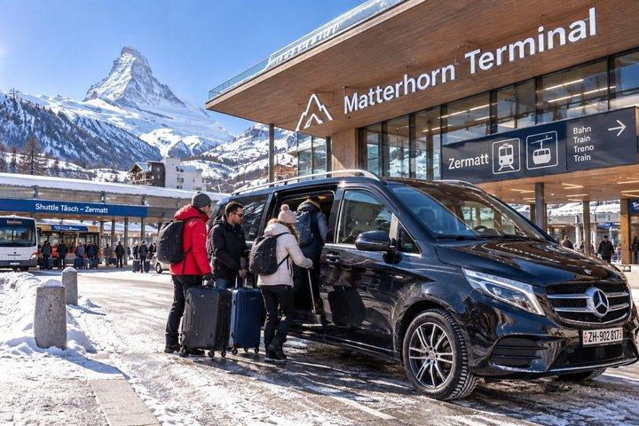 Private Transfer Lucerne to Zermatt with Ski Van Option